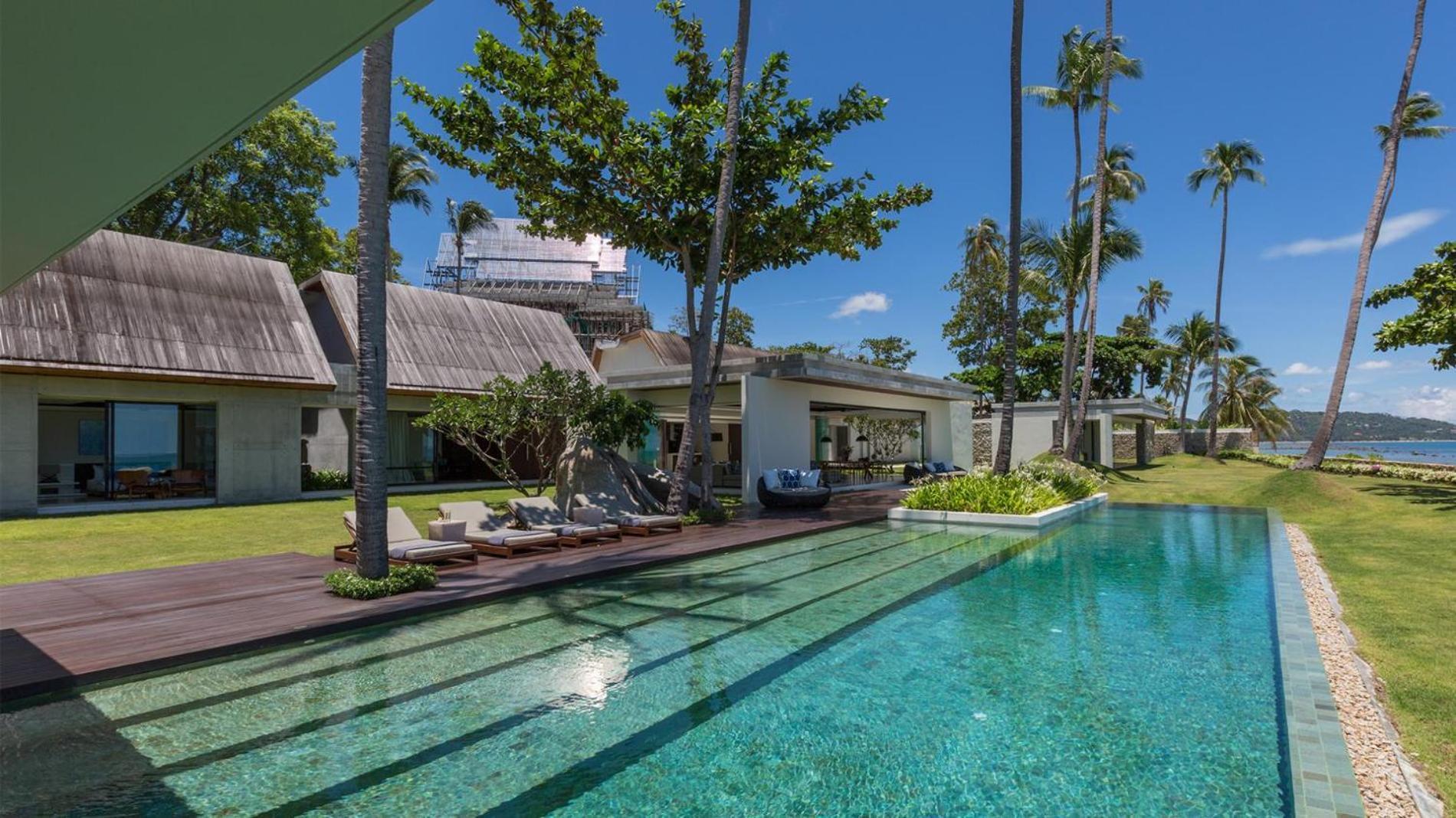 Fashionable Villa Malabar Beachfront 5 Bedrooms Plus 2 Kid'S Bedrooms Laem Sor Exterior foto