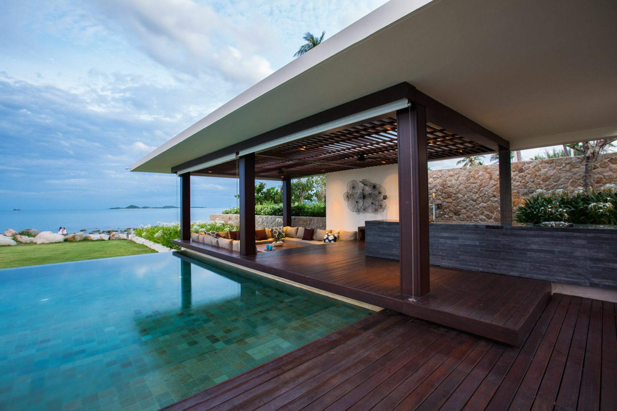 Fashionable Villa Malabar Beachfront 5 Bedrooms Plus 2 Kid'S Bedrooms Laem Sor Exterior foto